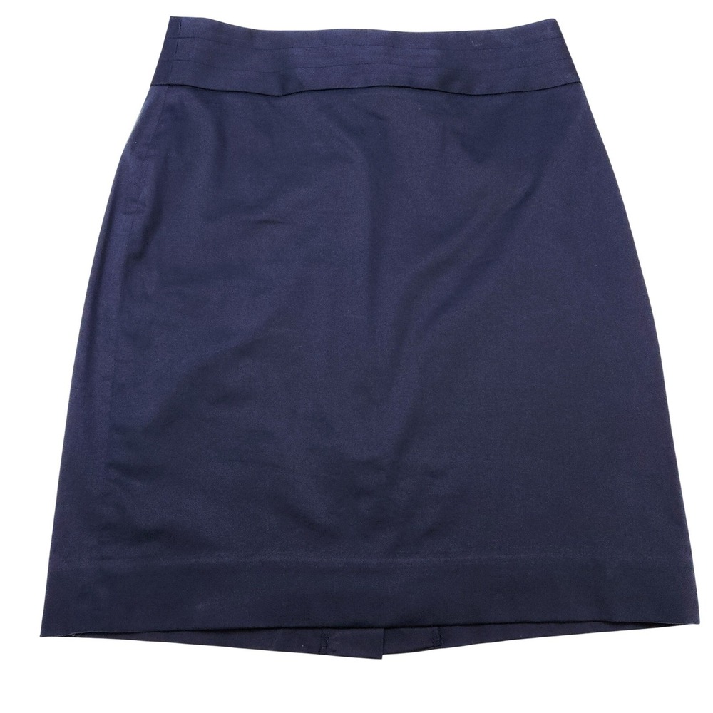 Banana Republic Dark Navy Straight Mini Skirt